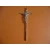 Krzyż metalowy kolor srebrny 21 cm